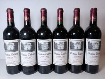 1998 Château Taillefer - Pomerol - 6 Fles (0,75 liter), Nieuw