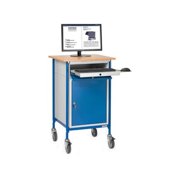 Werkplaatswagen Computerkast 650x650x1110 mm, Verzenden