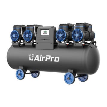 AirPro Compressor olievrij 4x2pk 120L tank, Verzenden, Nieuw