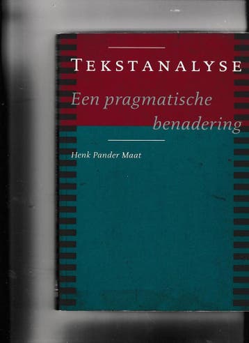 TEKSTANALYSE - PANDER MAAT 9789068904765, Verzenden, Gelezen, PANDER MAAT