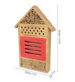 Houten Insectenhotel met Buistunnels – Bijenhuis voor Tuin