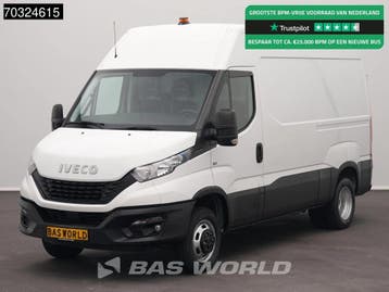 Iveco Daily 35C14 Dubbellucht L2H2 3,5t Trekhaak Airco Cruis, Stof, Gebruikt, Euro 6, Iveco