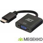 ACT 0,15 meter, HDMI-A male naar VGA female adapter, met, Verzenden, Nieuw