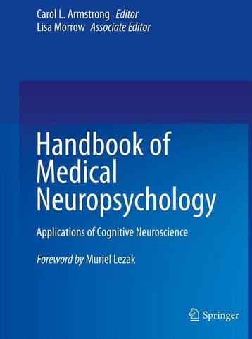 Handbook of Medical Neuropsychology: Applications of, Boeken, Verzenden, Gelezen, Carol L Armstrong
