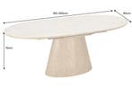 UNIEKE eettafel 160-200 cm uitschuifbaar eikenhout-look, Huis en Inrichting, Tafels | Eettafels, Ophalen of Verzenden, Nieuw