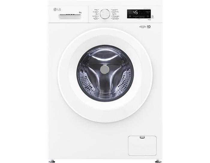 LG Wasmachine 8 kg, Witgoed en Apparatuur, Wasmachines, 85 tot 90 cm, 1200 tot 1600 toeren, 8 tot 10 kg, Voorlader, Nieuw