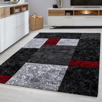 Modern Vloerkleed | Hawaii | Tegels | Rood | 160x230 cm, Verzenden, Nieuw