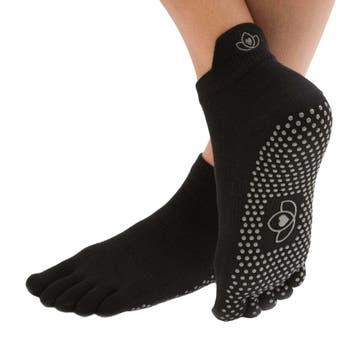 Yoga sokken antislip zwart - Lotus, Verzenden, Nieuw