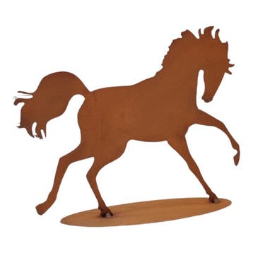 Tuinbeeld paard Ontaro 22.5x28cm, Tuin en Terras, Verzenden, Nieuw