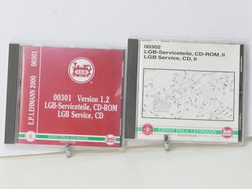 LGB 00301 & 00302 Set Serviceteile CD-ROM 1 & 2 (grootspoor), Verzamelen, Spoorwegen en Tramwegen, Ophalen of Verzenden, Zo goed als nieuw