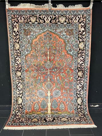 kasjmier zijde - Vloerkleed - 195 cm - 125 cm, Nieuw