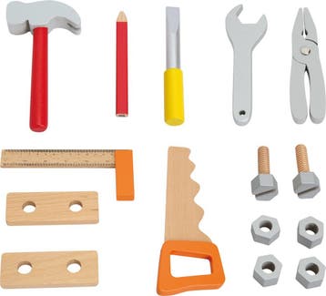 New Classic Toys - Gereedschapsgordel - Oranje - 16, Ophalen of Verzenden, Zo goed als nieuw
