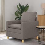 vidaXL Bank Taupe Stof, Huis en Inrichting, Banken | Bankstellen, Verzenden, Nieuw, Stof, Minder dan 150 cm