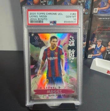Topps Chrome - Lionel Messi - 1 Graded card - PSA 10, Nieuw