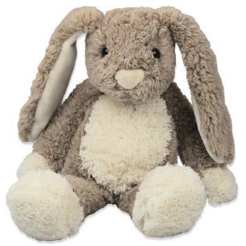 Inware konijn/haas knuffel - bruin - zittend - 17 cm, Verzenden, Nieuw