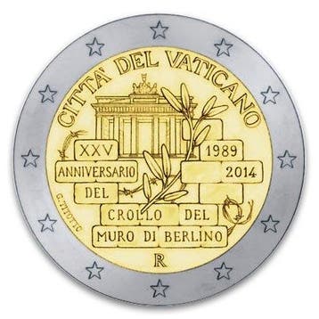 Vaticaan 2 Euro Berlijnse Muur 2014, Verzenden