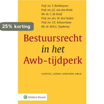 Bestuursrecht in het Awb-tijdperk - T. Barkhuysen, Verzenden, Gelezen, T. Barkhuysen