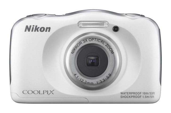 Nikon Coolpix S33 Waterdichte Digitale Compact Camera - Wit, Audio, Tv en Foto, Fotocamera's Digitaal, Zo goed als nieuw, Verzenden