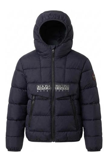 Napapijri Winterjas Jongens in maat 116 Blauw, Kinderen en Baby's, Verzenden, Zo goed als nieuw, Napapijri, Jongen of Meisje