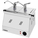 Verwarmde Sausdispenser | RVS | 2x 1/4 GN (2x 4.5L) |, Zakelijke goederen, Horeca | Keukenapparatuur, Verzenden, Nieuw in verpakking
