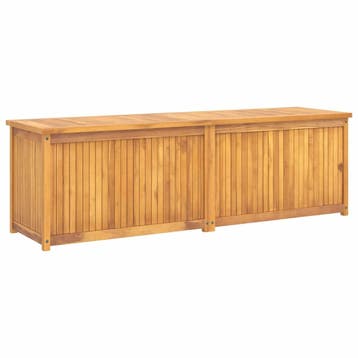 vidaXL Tuinbox 175x50x55 cm massief teakhout, Tuin en Terras, Verzenden, Nieuw