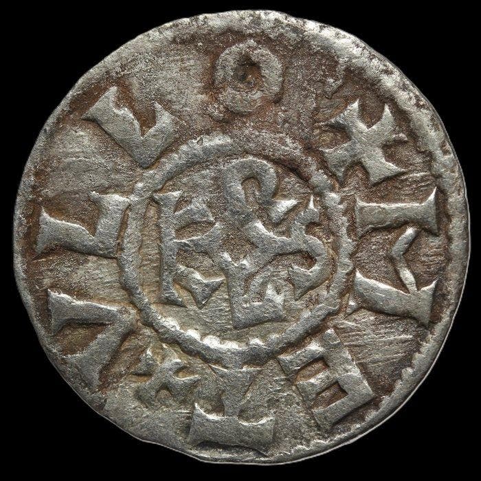 Karolingen. Karel II le Chauve (840-877). Denier (Zonder, Postzegels en Munten, Munten | Europa | Niet-Euromunten