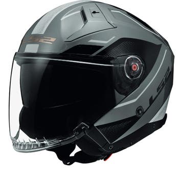 LS2 OF603 Infinity II Veyron Glossy Grijs Wit 06 Jet Helm, Motoren, Kleding | Motorhelmen, Jethelm, XXL, Nieuw met kaartje, Overige merken