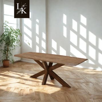 Deens ovale eettafel – massief teakhout – maatwerk mogelijk, Nieuw, Landelijk, klassiek, modern, vintage, retro