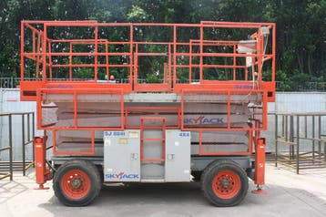 Veiling: Schaarhoogwerker Skyjack SJ8841 Diesel 681kg 14.5m, Ophalen