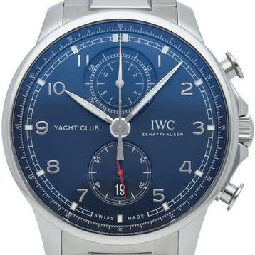 IWC - portugieser yachtgraph chronograph blue - IW390701 -