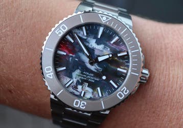 Horloge Oris Aquis Date Upcycle 12/2025 Full set Nieuw., Overige merken, Staal, Staal, Polshorloge