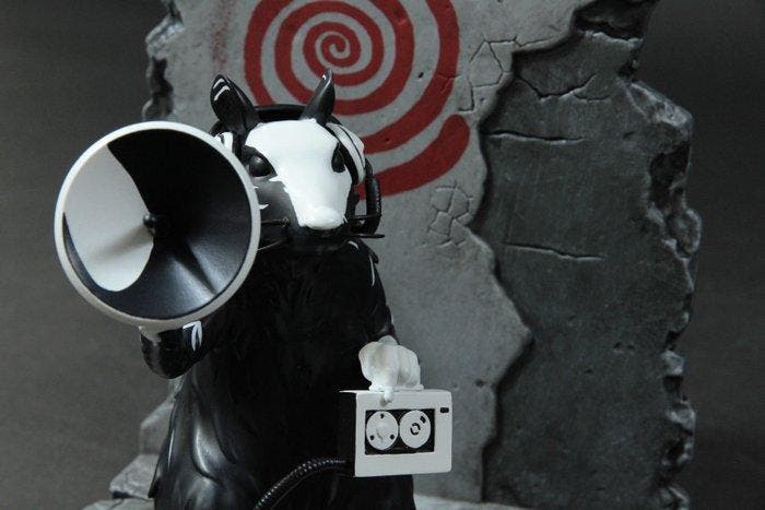 Mighty Jaxx - Banksy Radar Rat by Brandalised Mighty Jaxx
