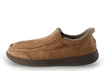 Skechers Pantoffels in maat 44 Cognac, Overige kleuren, Verzenden, Zo goed als nieuw, Skechers