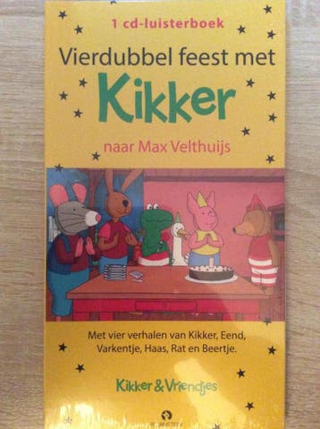 Vierdubbel feest met Kikker (Luisterboek) - Max Velthuijs, Verzenden, Zo goed als nieuw, Max Velthuijs