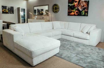 U-Bank Berlicum - u-banken, Nieuw, 150 cm of meer, Stof, 250 tot 300 cm