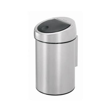 Brabantia Wandafvalemmertje Touch bin - Mat RVS FFP, Verzenden, Nieuw