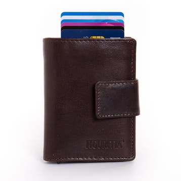 Figuretta Cardprotector met Muntvak RFID | Glanzend | Bruin, Overige merken, Bruin, Verzenden, Nieuw