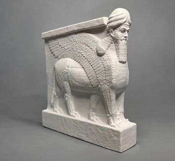 Figuur - Lamassu - Gips