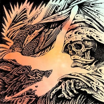 lp nieuw - the heavy eyes - FOCUS (CLEAR/RED RADIAL WAVE)..., Verzenden, Zo goed als nieuw, Overige formaten
