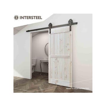 Intersteel Schuifdeursysteem Wheel - mat zwart, Verzenden, Nieuw