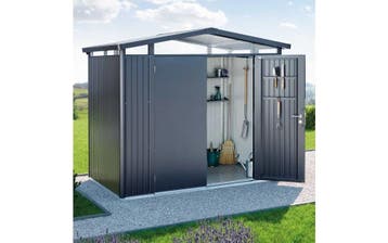 Biohort Berging Panorama Zilver Metallic 273 x 158 cm, Nieuw