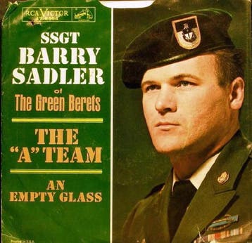 vinyl single 7 inch - SSgt. Barry Sadler - The A Team /..., Verzenden, Zo goed als nieuw, 7 inch, Overige genres