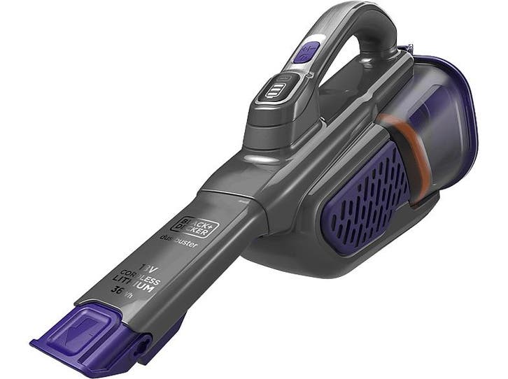 Black+decker -  Kruimelzuiger - Paars, Witgoed en Apparatuur, Stofzuigers, Minder dan 1200 watt, Reservoir, Nieuw, Kruimeldief