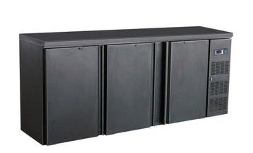 Barkoelkast | 3 Deurs | Zwart - LUXE SERIES HorecaTraders, Verzenden, Nieuw in verpakking