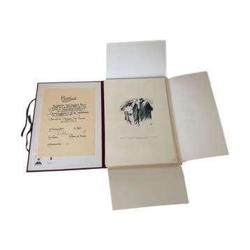 Satirisch Prentenboek over advocaten - Tekeningen en lithos, Ophalen of Verzenden
