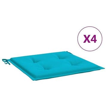 Buitenkussens 50x50cm Turquoise | Laatste Stuk! | 50% Kor..., Ophalen of Verzenden, Zo goed als nieuw