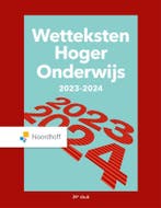 Wetteksten Hoger Onderwijs 2023 2024 9789001043889, Verzenden, Zo goed als nieuw