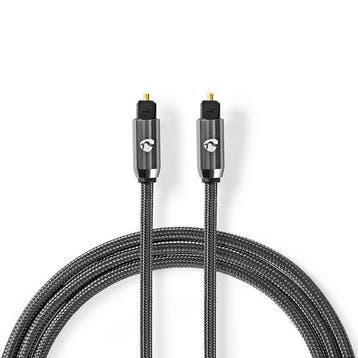 Optische kabel | M  M | Toslink | Nedis | 5 meter (Verguld), Verzenden, Nieuw
