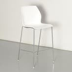 Kastel Kalea designbarkruk - Wit/oranje, Huis en Inrichting, Stoelen, Ophalen of Verzenden, Nieuw