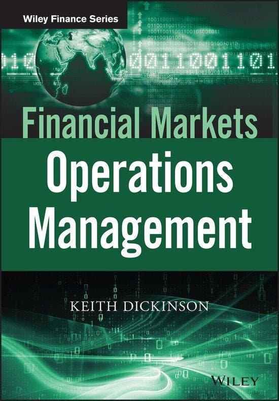 Financial Markets Operations Management 9781118843918, Boeken, Taal | Engels, Gelezen, Verzenden